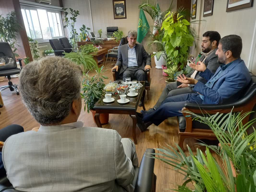 دیدار رئیس سازمان جهاد کشاورزی با رئیس سازمان بسیج جامعه کشاورزی استان گیلان